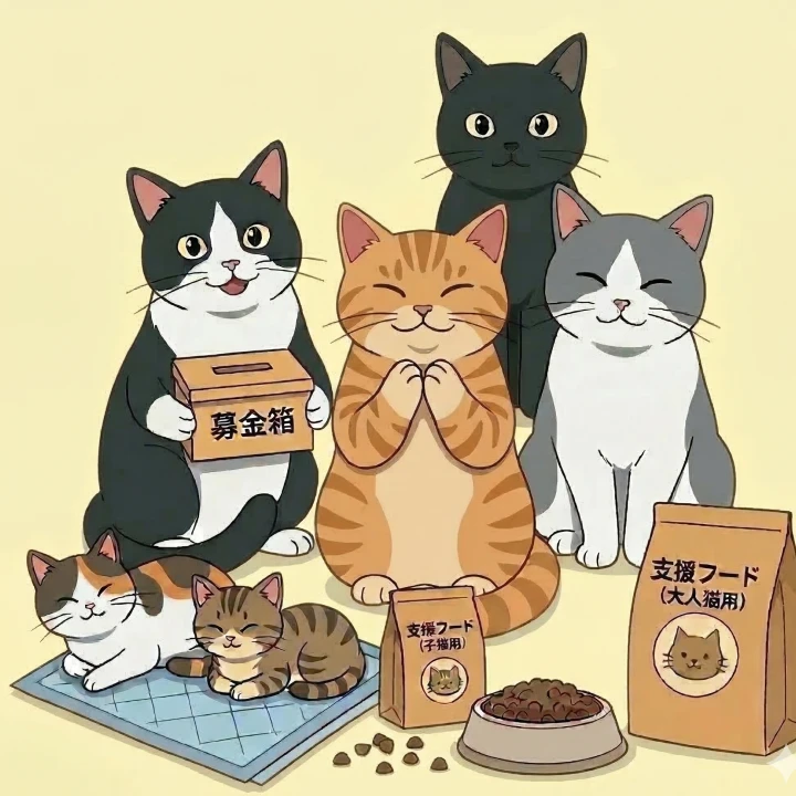 保護猫を支えるご支援のイメージ